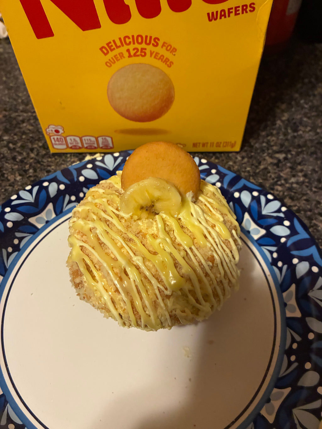 Banana Pudding Cupcake