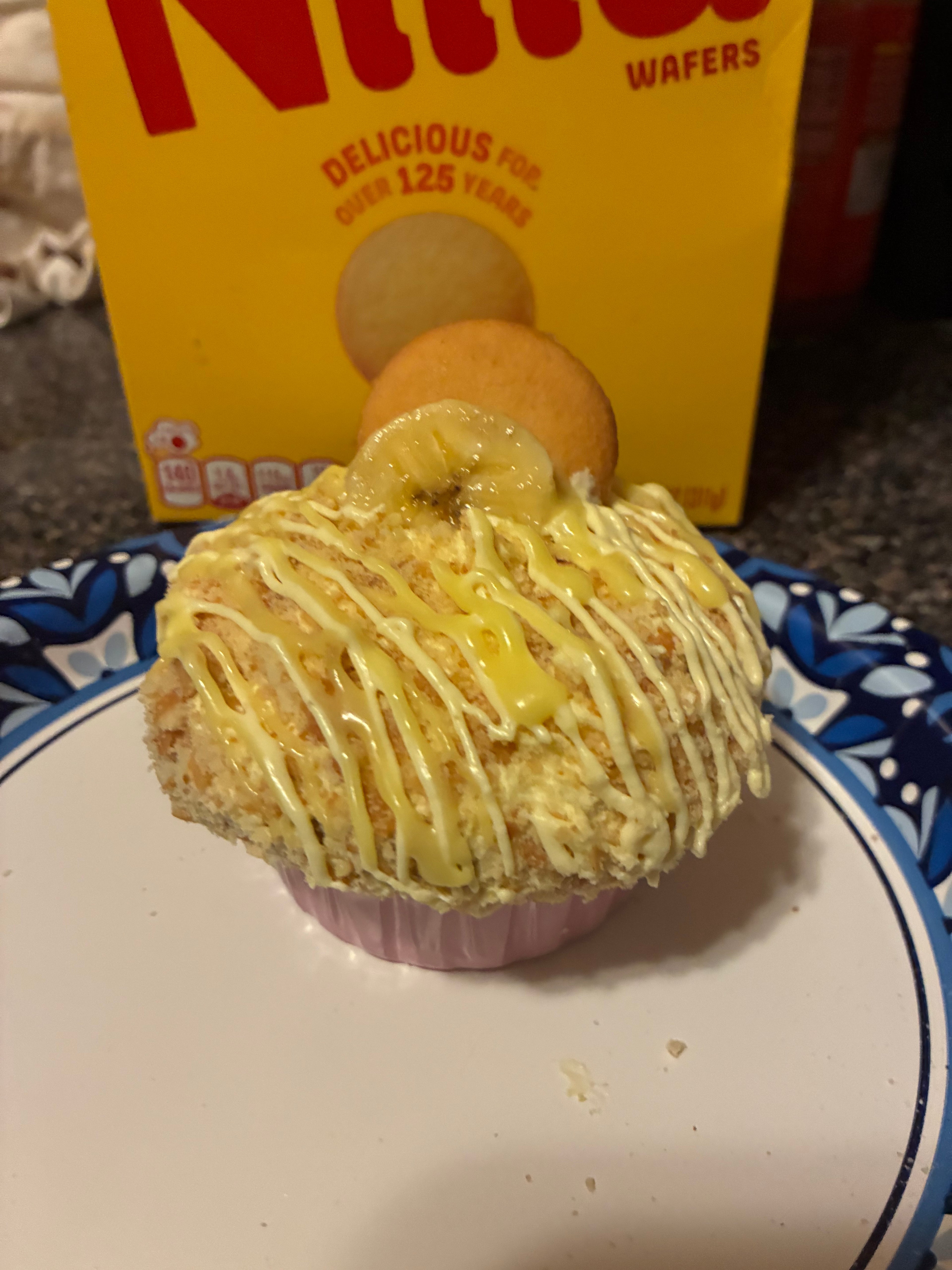 Banana Pudding Cupcake